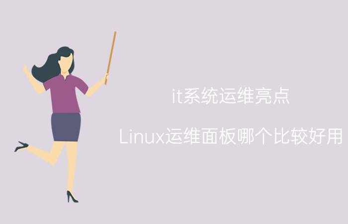 it系统运维亮点 Linux运维面板哪个比较好用？为什么？